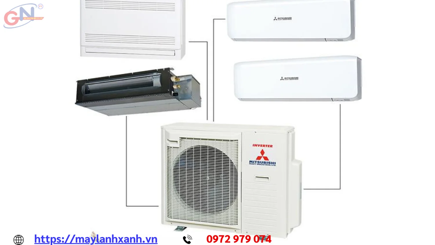 Máy lạnh multi Mitsubishi