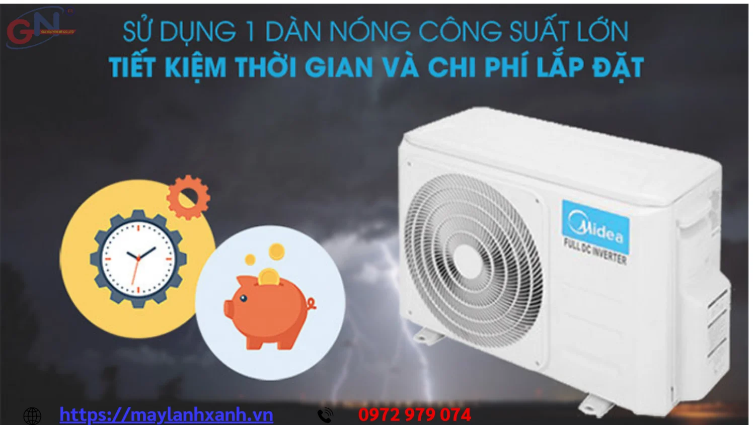 Máy lạnh Multi tiết kiệm điện