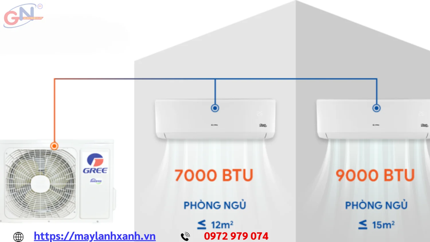 Máy lạnh multi vận hành êm ái