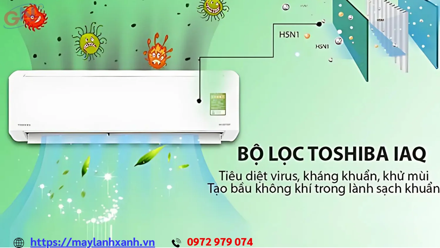 Máy lạnh treo tường hiện đại giúp tiết kiệm điện