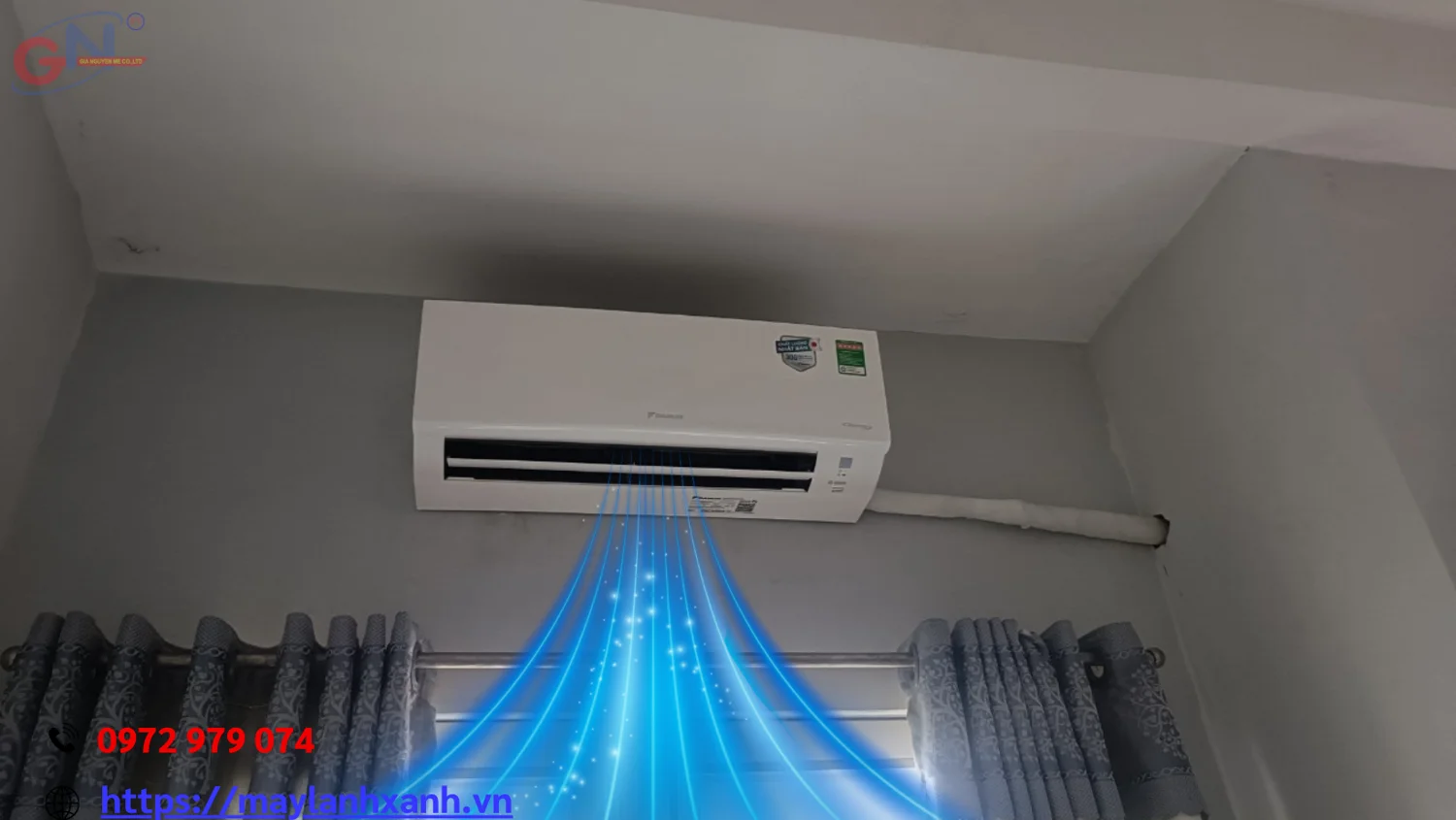 Máy lạnh treo tường Daikin có inverter giúp tiết kiệm điện