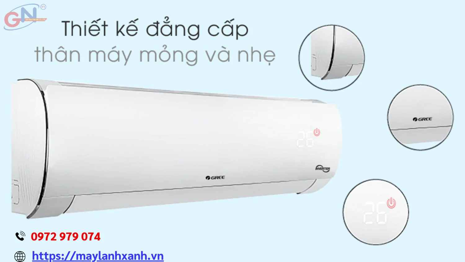 Máy lạnh treo tường Gree