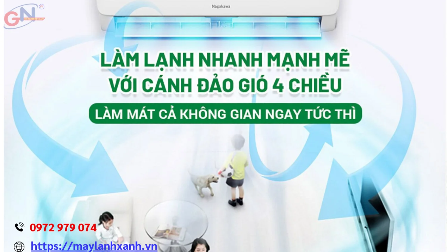 Máy lạnh treo tường Nagakawa