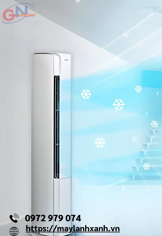 Máy lạnh tủ đứng lọc bụi mịn bảo vệ sức khỏe gia đình bạn