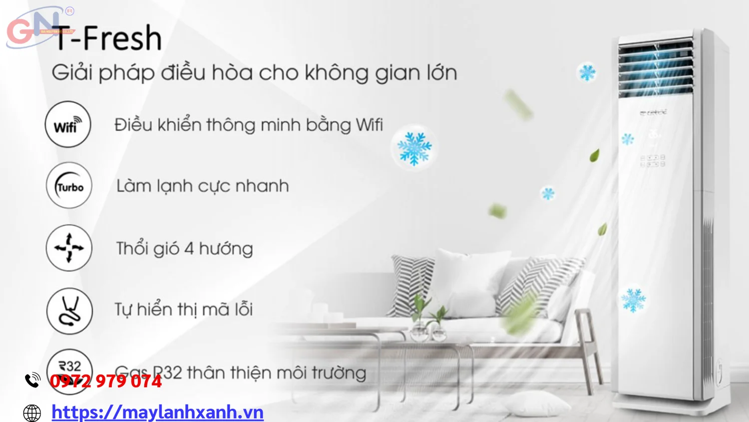 Máy lạnh tủ đứng Gree