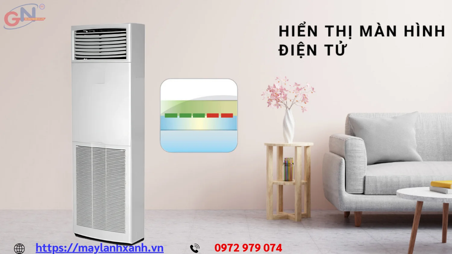 Máy lạnh tủ đứng làm lạnh nhanh