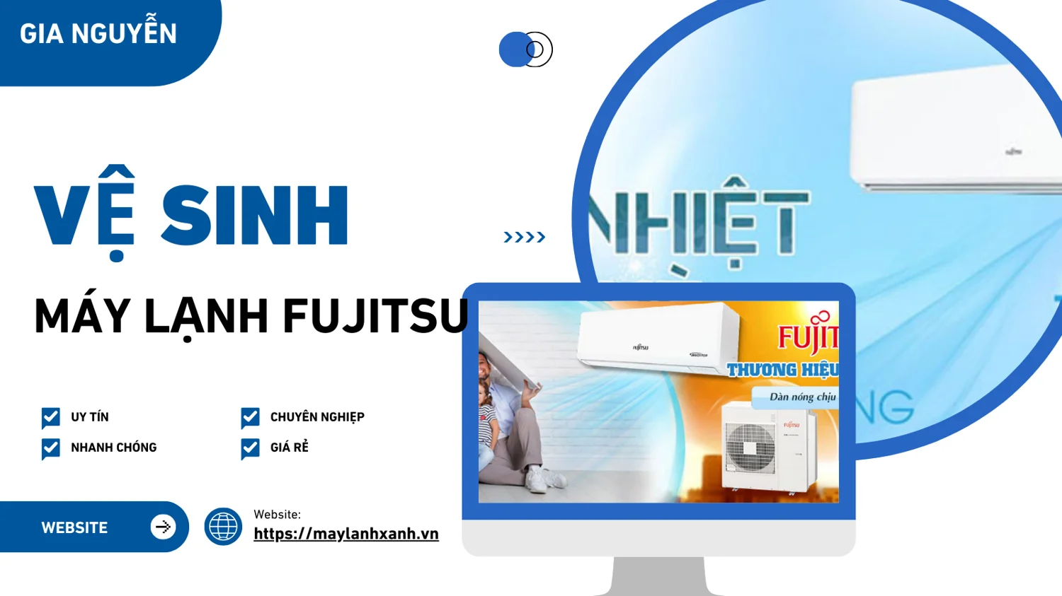 Dịch vụ vệ sinh máy lạnh Fujitsu